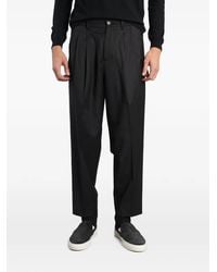 Low Brand - Zen Pleated Elasticated-Waist Trousers - Lyst