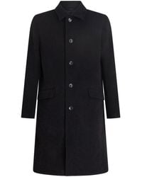 Etro - Textured-Finish Button-Down Coat - Lyst