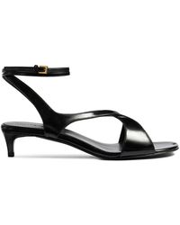 KHAITE - Liria Kitten Heel Sandals - Lyst