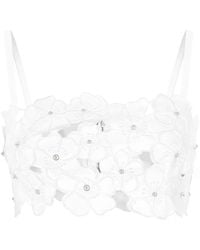 Dolce & Gabbana - Rhinestone-Embellished Bralette Top - Lyst