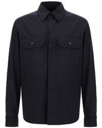 ZEGNA - Flap-Pocket Shirt Jacket - Lyst