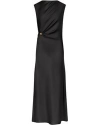 Loulou de Saison - Roan Metal-Ornament Silk Dress - Lyst