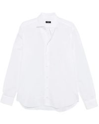 Barba Napoli - Spread-Collar Button-Up Shirt - Lyst