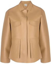 TOTEME - Army Leather Jacket - Lyst