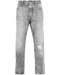 Dolce & Gabbana - Logo-plaque Tapered Jeans - Lyst