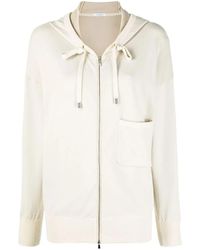 Malo - Zip-Up Cotton Sweatshirt - Lyst