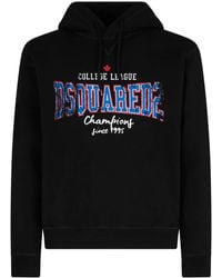 DSquared² - College League Cool Fit Hoodie Sweatshirt - Lyst