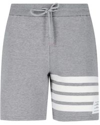 Thom Browne - 4-Bar Stripe Track Shorts - Lyst