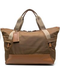 Prada - Triangle-Logo Duffle Bag - Lyst