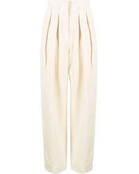 Stella McCartney - High-waisted Pleated Trousers - Lyst