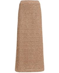 Brunello Cucinelli - Dazzling-Braids Maxi Skirt - Lyst