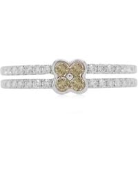 HYT Jewelry - Clove-Shape Diamond-Embellishment Ring - Lyst