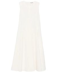 JW Anderson - Bow-Detail Sleeveless Midi Dress - Lyst