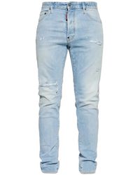 DSquared² - Jean Skater Stretch À Effet Délavé - Lyst