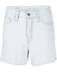 Levi's - Jeans-Shorts mit hohem Bund - Lyst