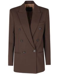 Dondup - Double-Breasted Peak-Lapel Blazer - Lyst