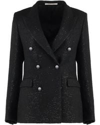 Tagliatore - Sequinned Blazer - Lyst