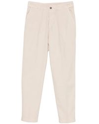 Eleventy - Elasticated-Waist Chino Trousers - Lyst