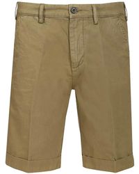 Al Duca d'Aosta - Pleated Turn-Up Shorts - Lyst