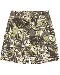 BBCICECREAM - Camouflage-Print Cargo Shorts - Lyst