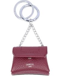 Lancel - Leather Keyring - Lyst