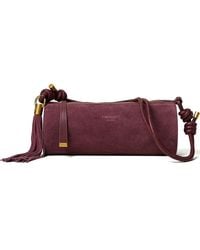 Twinset - Suede Cylinder Bag With Tassel - Lyst