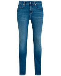 KARL LAGERFELD - Faded-Effect Skinny-Fit Jeans - Lyst