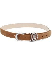 DEHANCHE - Ring-Detail Suede Belt - Lyst