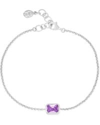 Dower & Hall - Octagon-Amethyst Chain Bracelet - Lyst