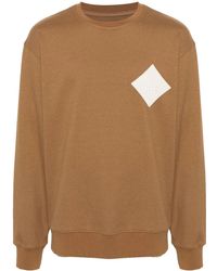MCM - Logo-Patch Bouclé Sweatshirt - Lyst