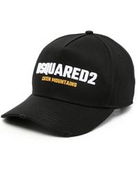 DSquared² - Casquette Brodée À Effet Usé - Lyst