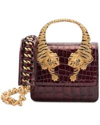 Roberto Cavalli - Roar Crocodile-Print Mini Bag - Lyst