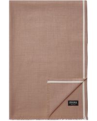 ZEGNA - Fular con detalle de rayas - Lyst