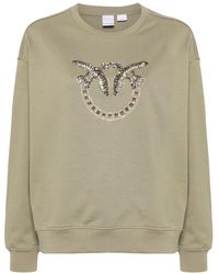 Pinko - Love Birds Sweatshirt - Lyst