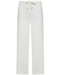 Max Mara - Pantalones Palazzo Con Cordones - Lyst