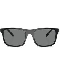 ARMANI EXCHANGE - Rectangle Frame Sunglasses - Lyst