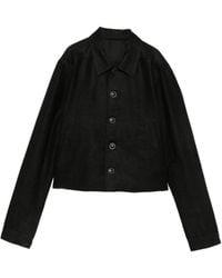 Rick Owens - Veste Crop À Boutonnière - Lyst