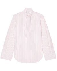 Givenchy - Camisa Bordada Con Lazo En El Cuello - Lyst