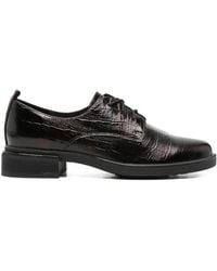 Linda Baumann - Croc-Effect Lace-Up Fastening Oxford Shoes - Lyst