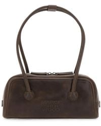 Marge Sherwood - Logo-Debossed Leather Shoulder Bag - Lyst
