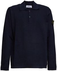 Stone Island - Two-Button Polo Shirt - Lyst