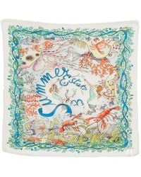 Faliero Sarti - X Paolo Fiumi Little Summer Printed Scarf - Lyst