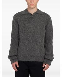 Minimum - Kylo Ls Brushed Polo-Collar Sweater - Lyst