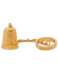Moschino - Chainmail Flat Band Ring - Lyst