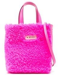 Marni - Borsa Tote Con Applicazione Logo - Lyst