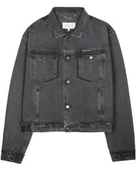 Maison Margiela - Veste En Jean À Coutures Signature - Lyst