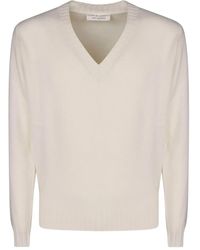 FILIPPO DE LAURENTIIS - Pullover Mit V-Ausschnitt - Lyst