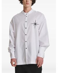 IRINA VOINEA - Embroidered Shirt - Lyst