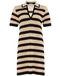 Eres - Hémisphère Striped Knitted Mini Dress - Lyst