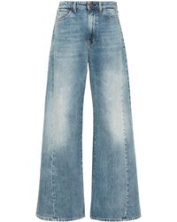 3x1 - Diana Straight-Leg-Jeans mit hohem Bund - Lyst